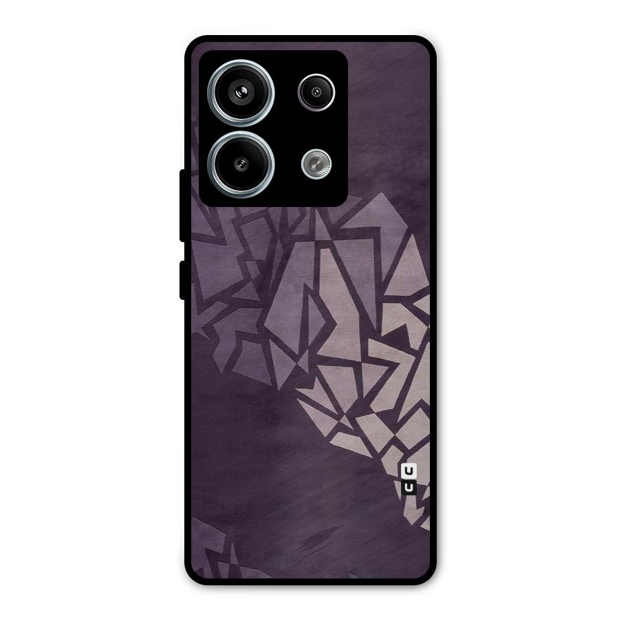 Fine Abstract Metal Back Case for Redmi Note 13 Pro 5G