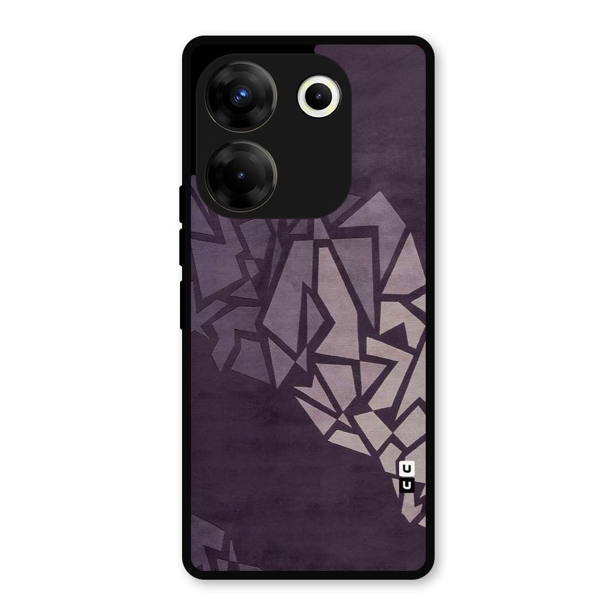 Fine Abstract Metal Back Case for Tecno Camon 20 Pro