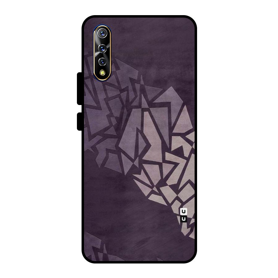 Fine Abstract Metal Back Case for Vivo S1