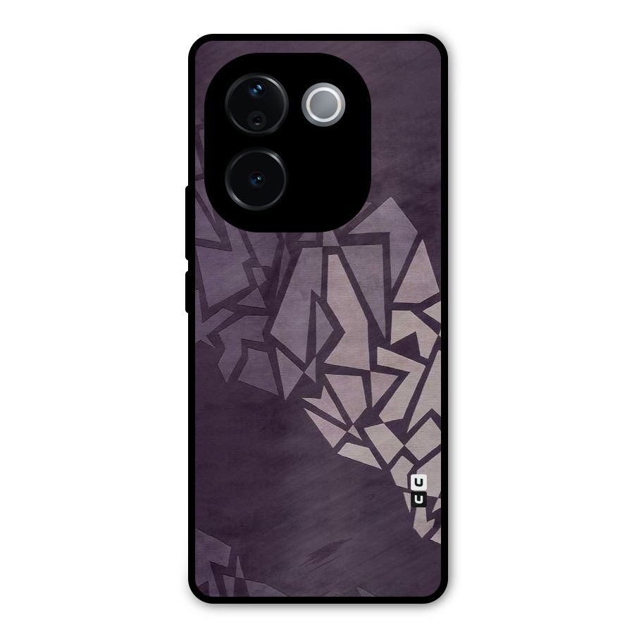 Fine Abstract Metal Back Case for Vivo T3 Pro