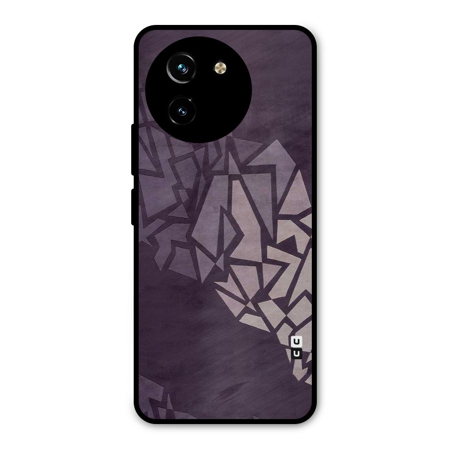 Fine Abstract Metal Back Case for Vivo T3x