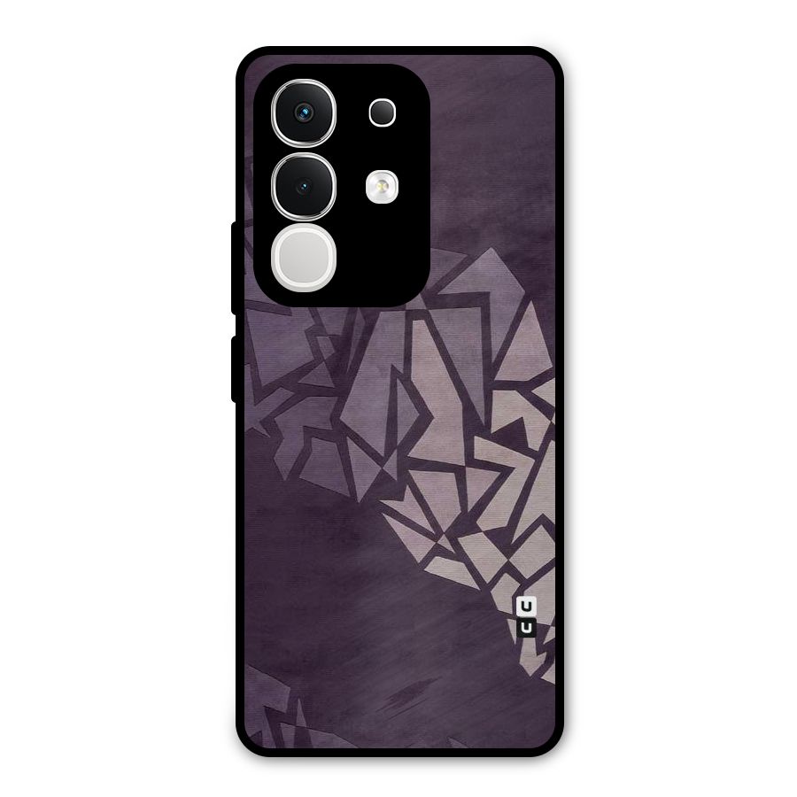 Fine Abstract Metal Back Case for Vivo T4x