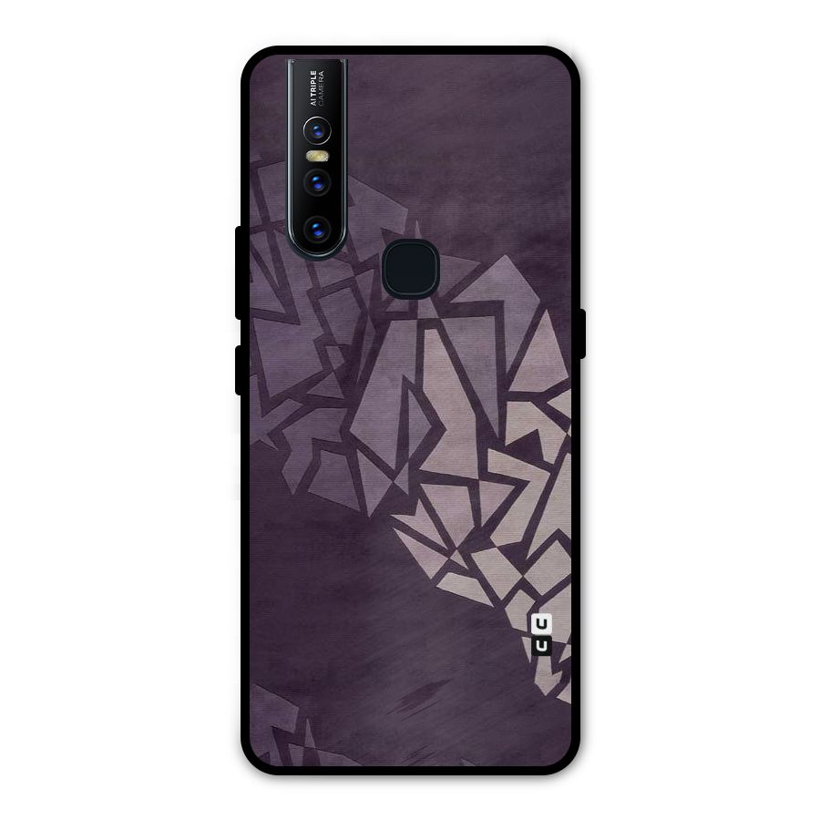 Fine Abstract Metal Back Case for Vivo V15