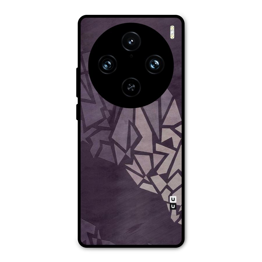 Fine Abstract Metal Back Case for Vivo X100 Pro