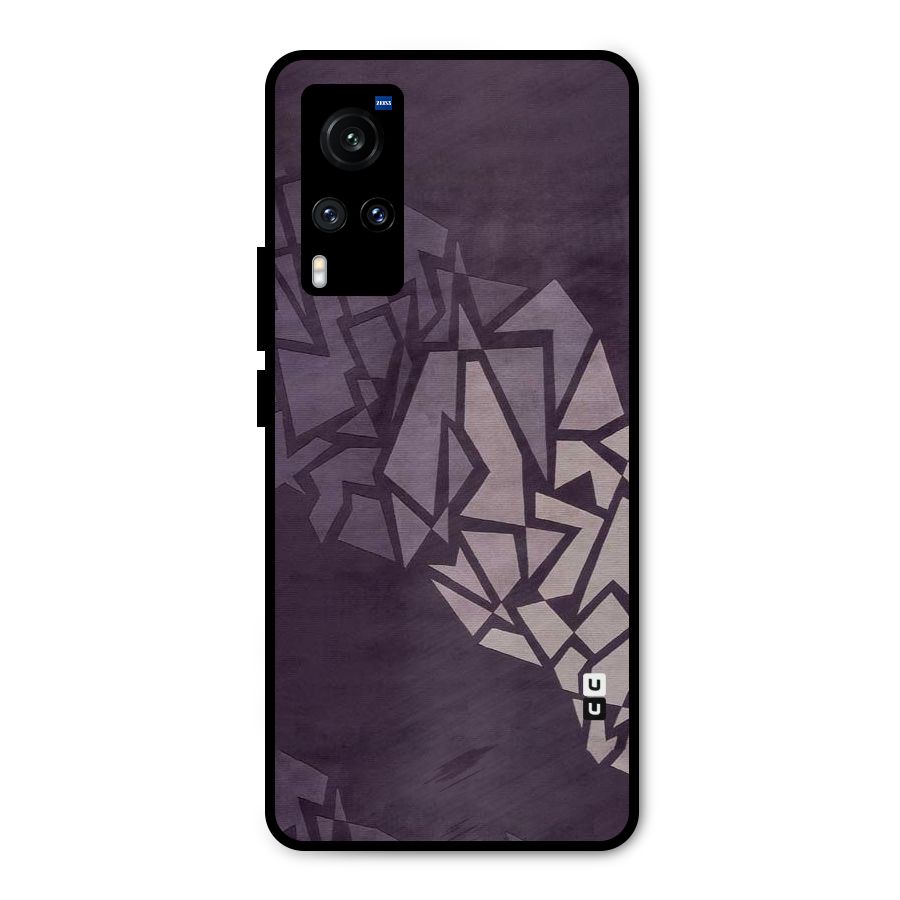 Fine Abstract Metal Back Case for Vivo X60