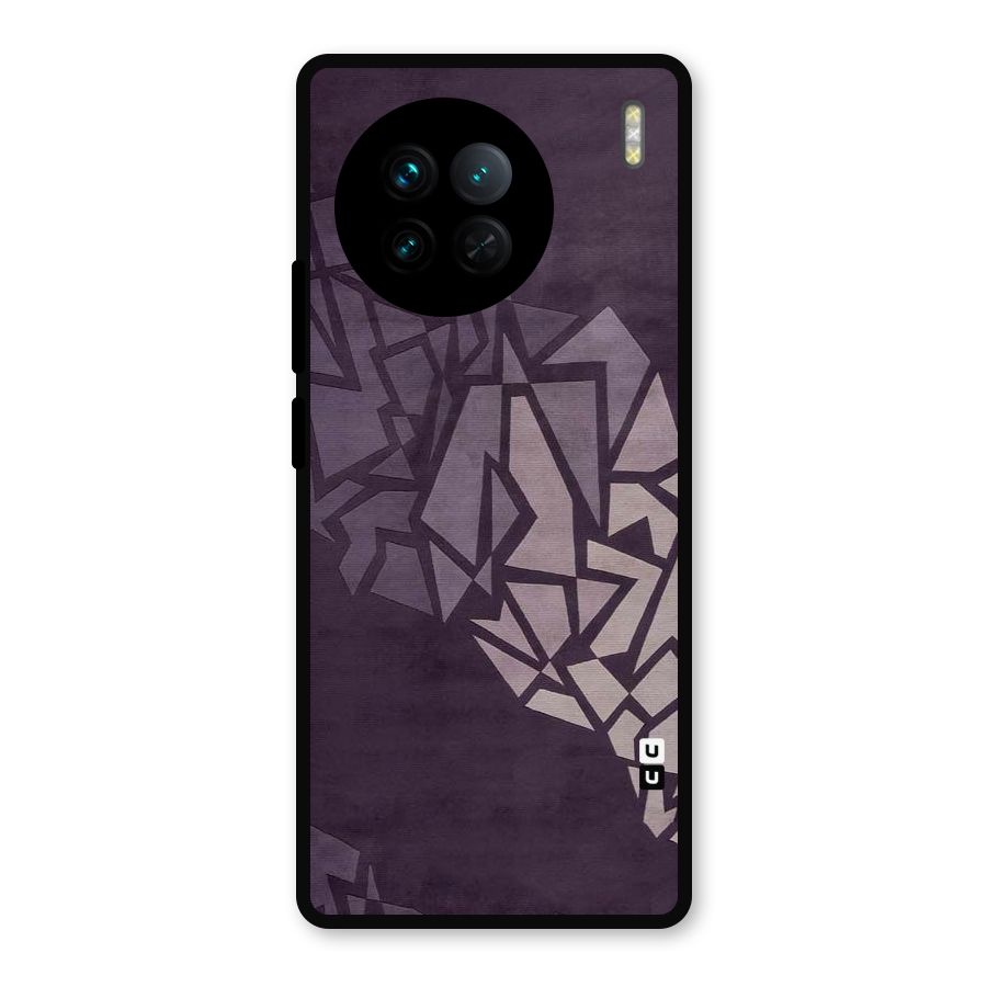 Fine Abstract Metal Back Case for Vivo X90
