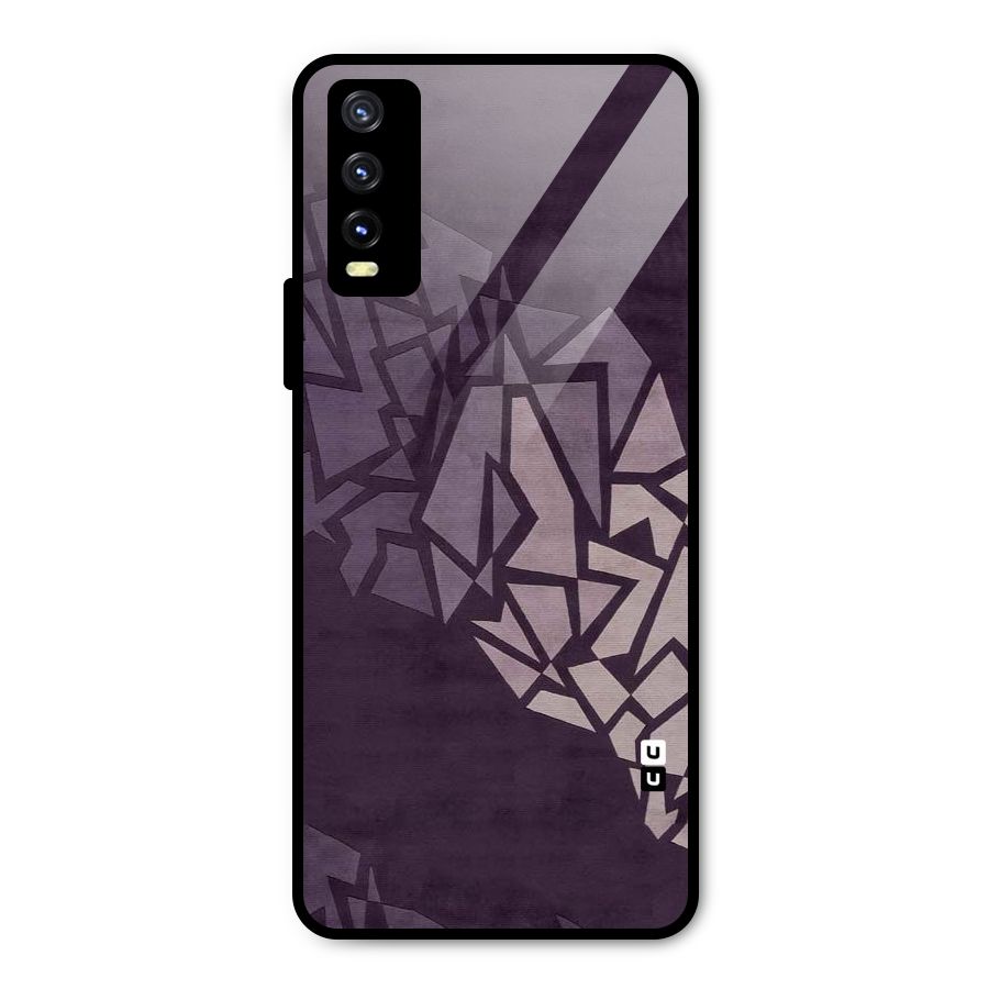 Fine Abstract Metal Back Case for Vivo Y20