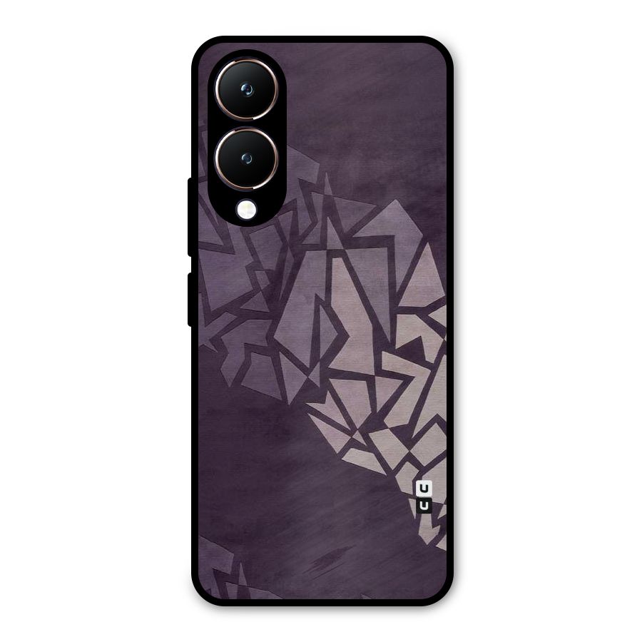 Fine Abstract Metal Back Case for Vivo Y28