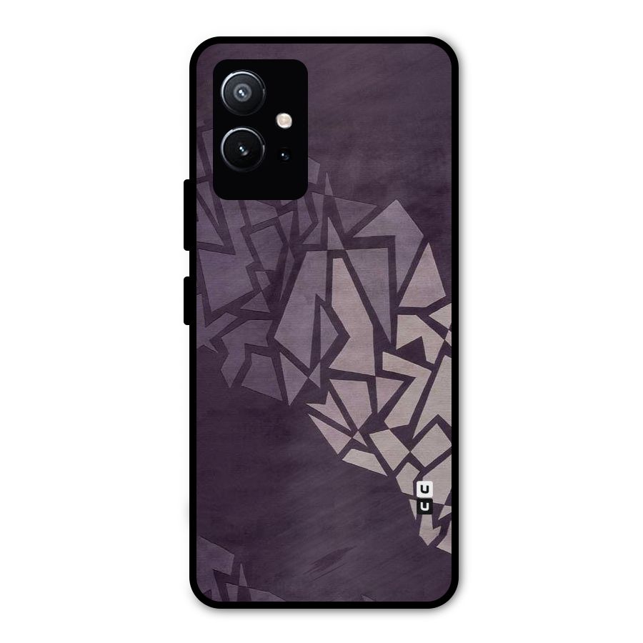 Fine Abstract Metal Back Case for Vivo Y75 5G