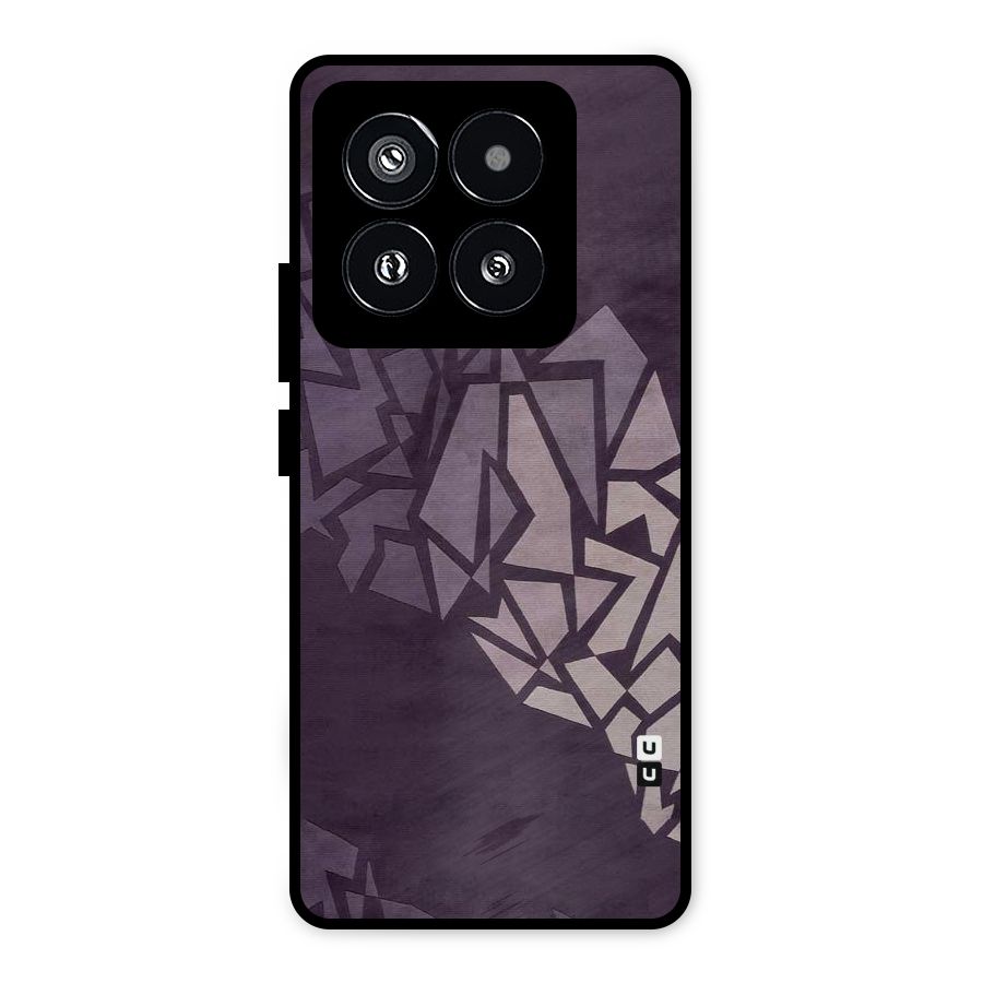 Fine Abstract Metal Back Case for Xiaomi 14 Pro