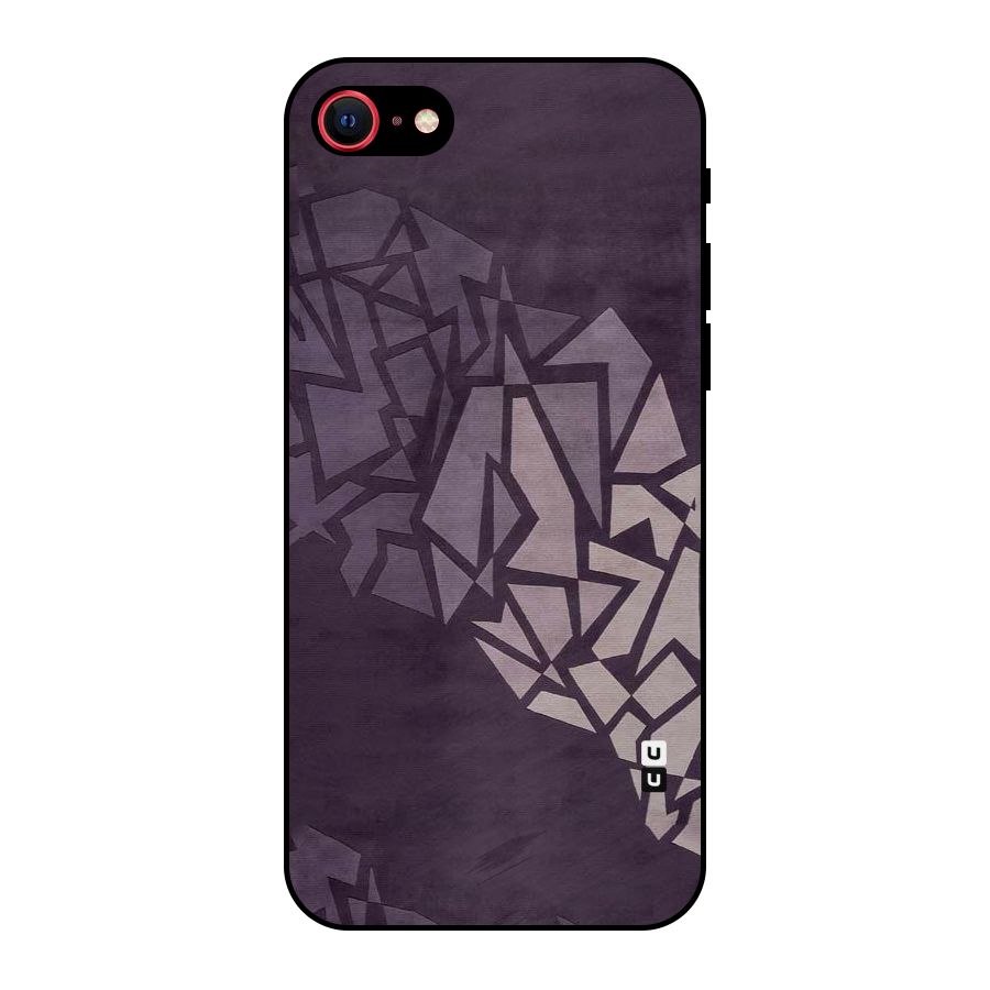 Fine Abstract Metal Back Case for iPhone 7