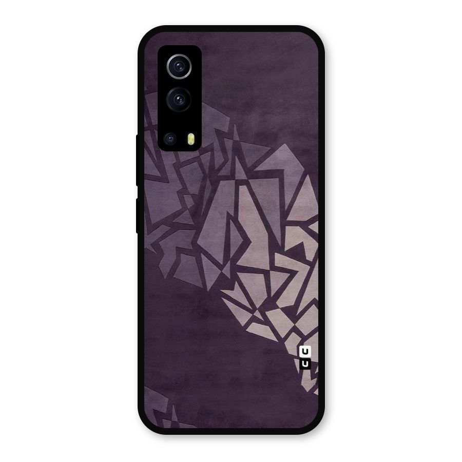 Fine Abstract Metal Back Case for iQOO Z3