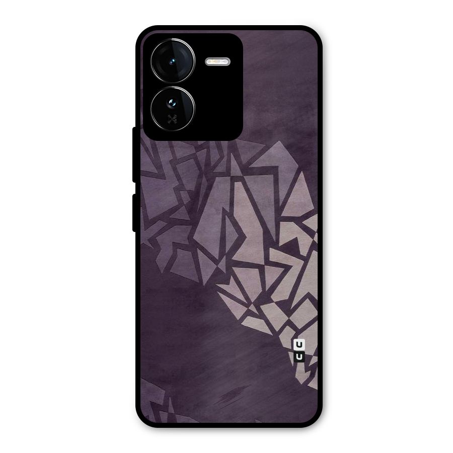 Fine Abstract Metal Back Case for iQOO Z9