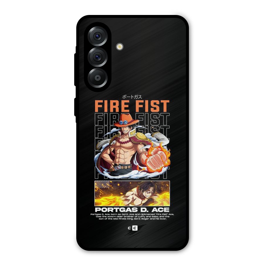Fire Fist Ace Metal Back Case for Galaxy A56