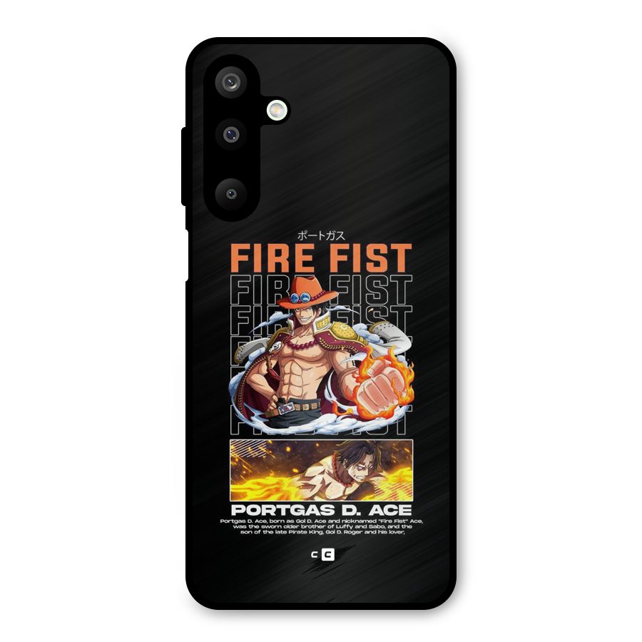 Fire Fist Ace Metal Back Case for Galaxy M16