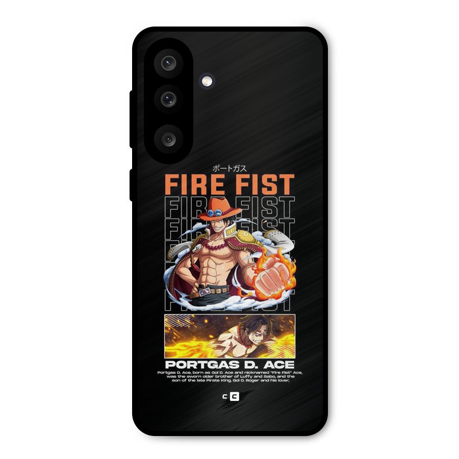 Fire Fist Ace Metal Back Case for Galaxy M56
