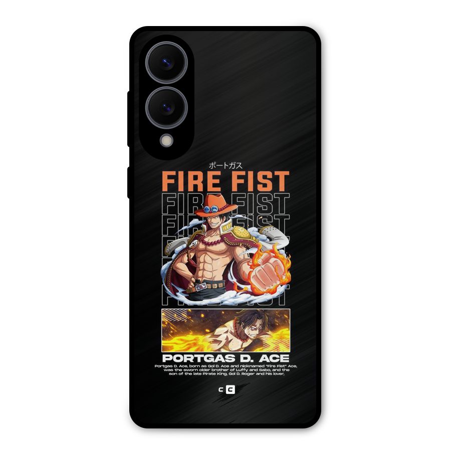 Fire Fist Ace Metal Back Case for Galaxy S25 Edge