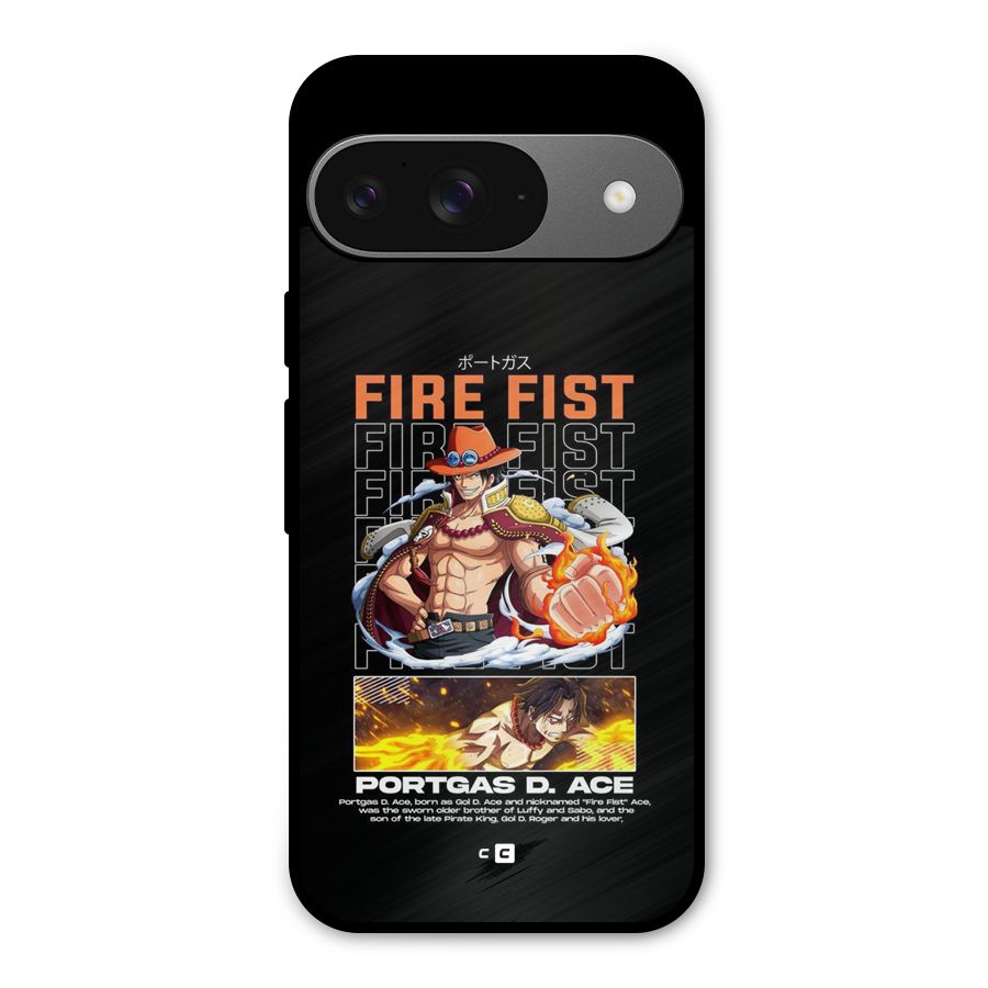 Fire Fist Ace Metal Back Case for Google Pixel 9