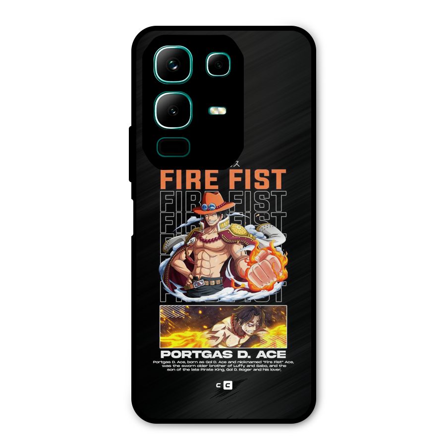 Fire Fist Ace Metal Back Case for Infinix Note 50x