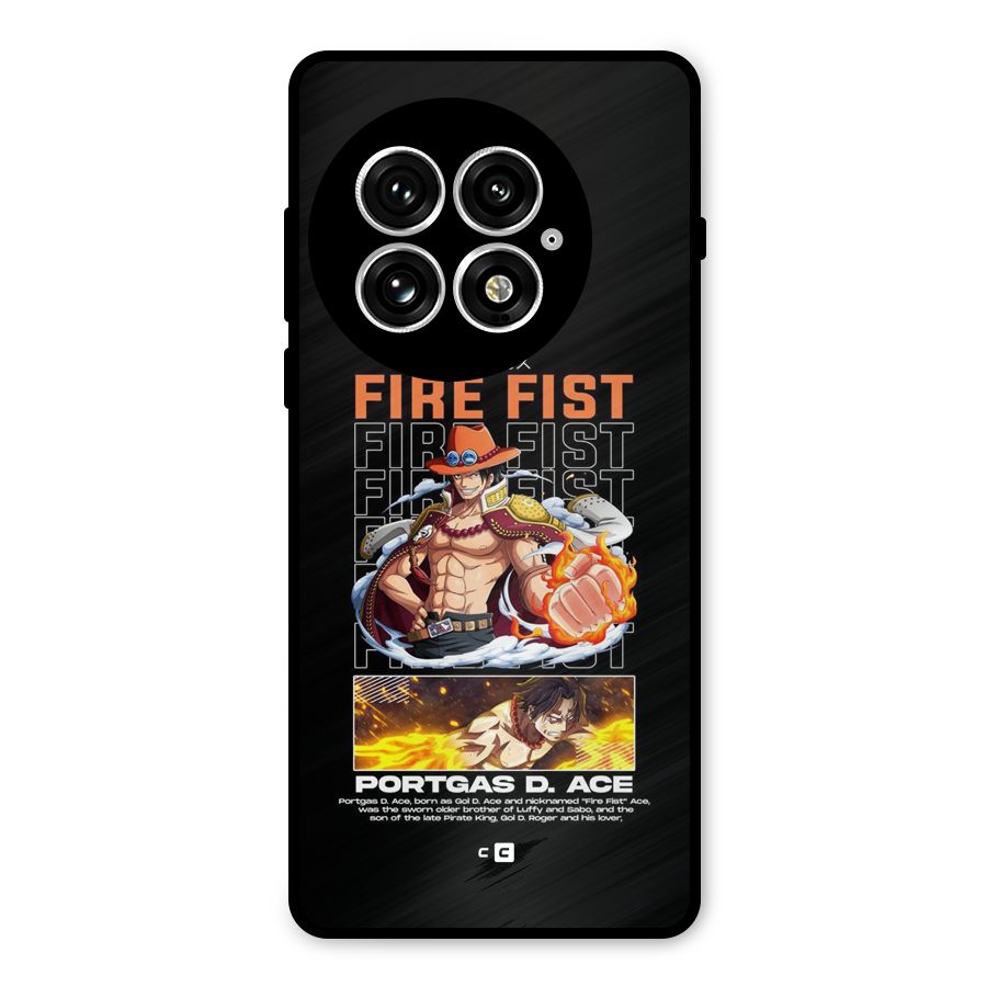 Fire Fist Ace Metal Back Case for OnePlus 13
