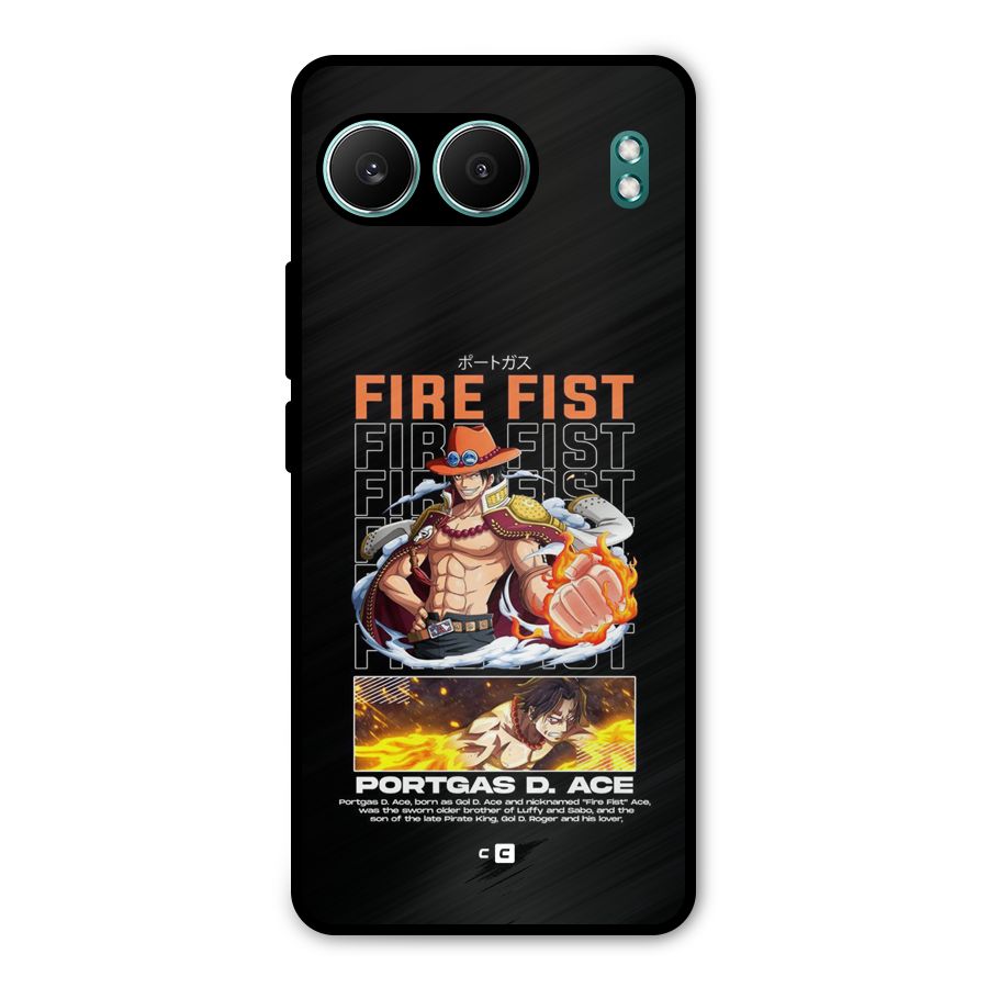 Fire Fist Ace Metal Back Case for OnePlus Nord 4