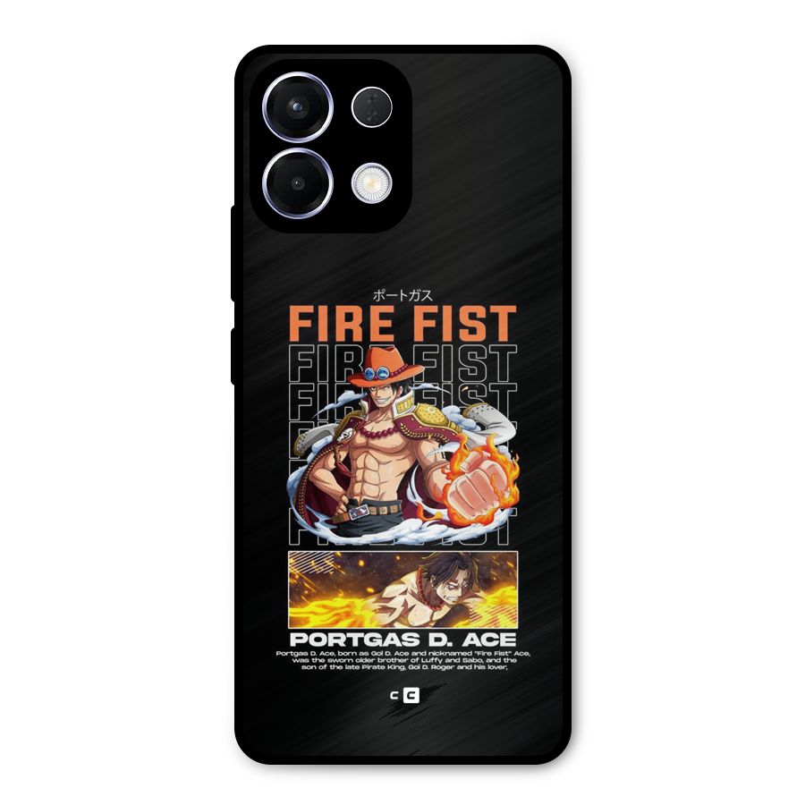 Fire Fist Ace Metal Back Case for Oppo K13