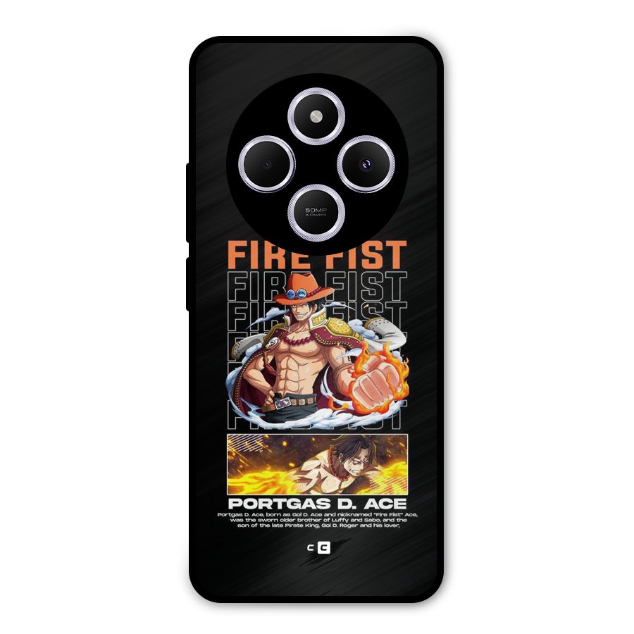Fire Fist Ace Metal Back Case for Poco M7