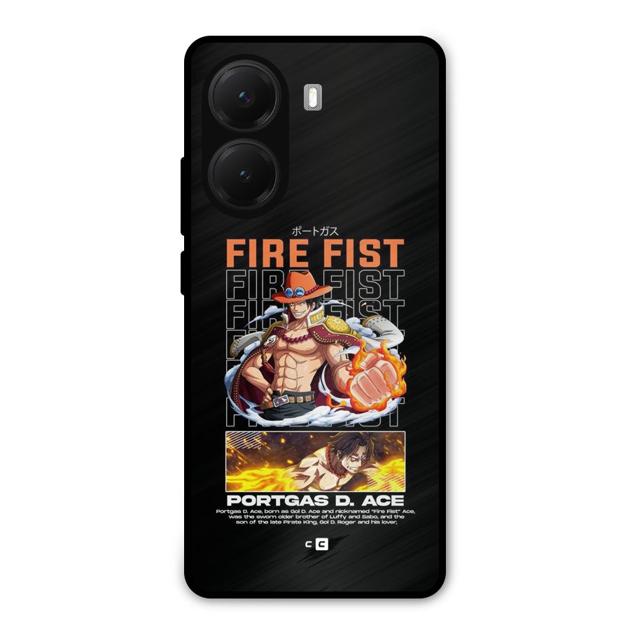 Fire Fist Ace Metal Back Case for Poco X7 Pro