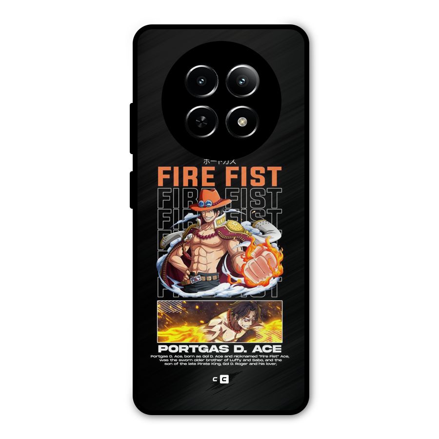Fire Fist Ace Metal Back Case for Realme 12 5G