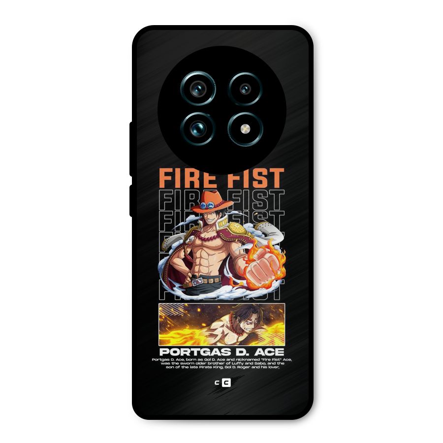 Fire Fist Ace Metal Back Case for Realme 13 Pro Plus