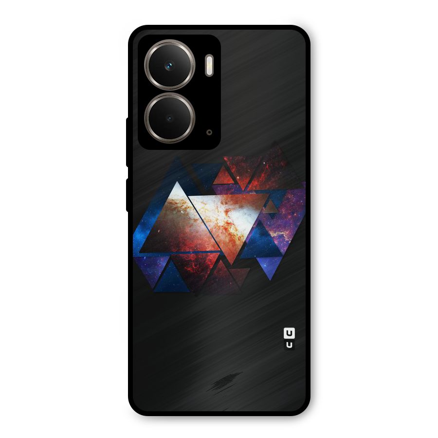 Fire Galaxy Triangles Metal Back Case for Realme P3