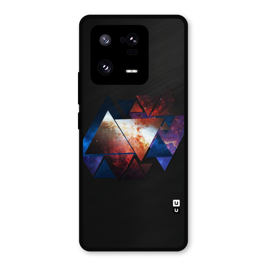 Fire Galaxy Triangles Metal Back Case for Xiaomi 13 Pro