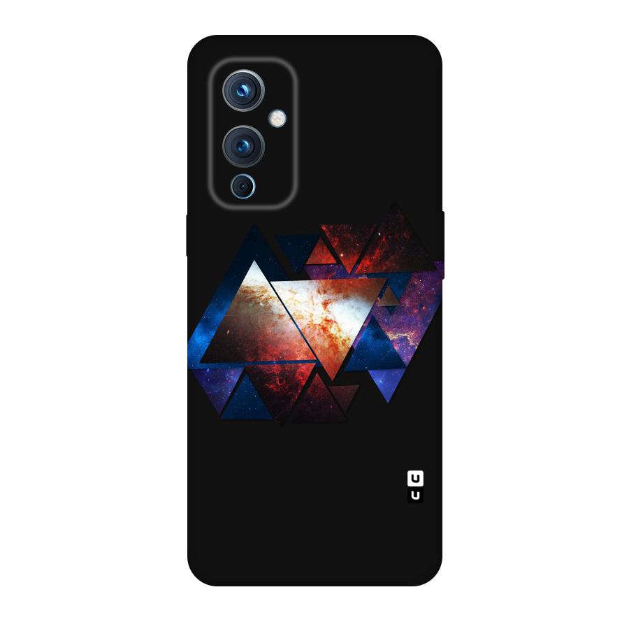 Fire Galaxy Triangles Original Polycarbonate Back Case for OnePlus 9