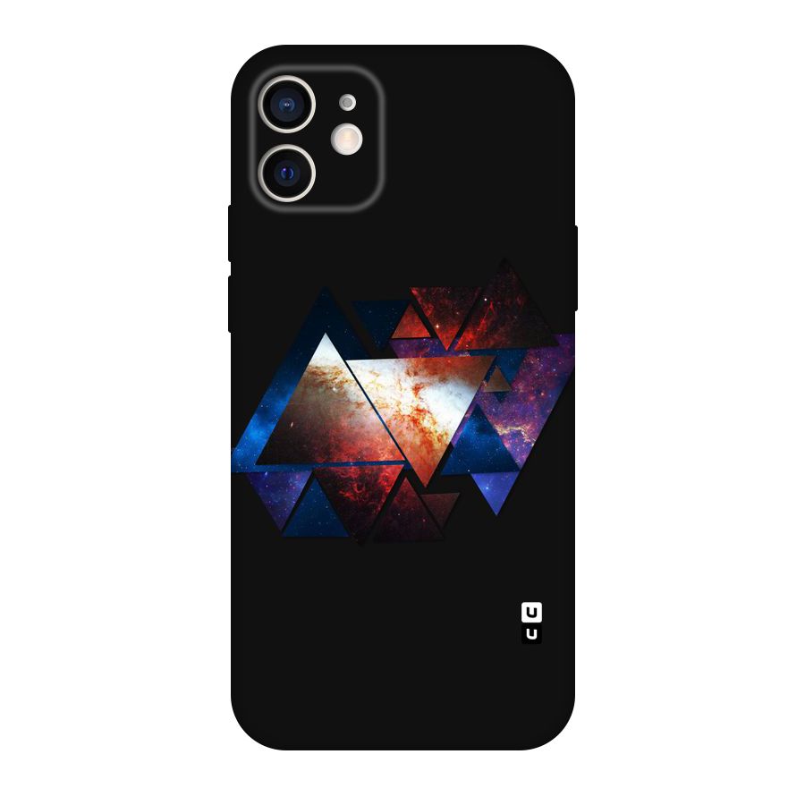 Fire Galaxy Triangles Original Polycarbonate Back Case for iPhone 12