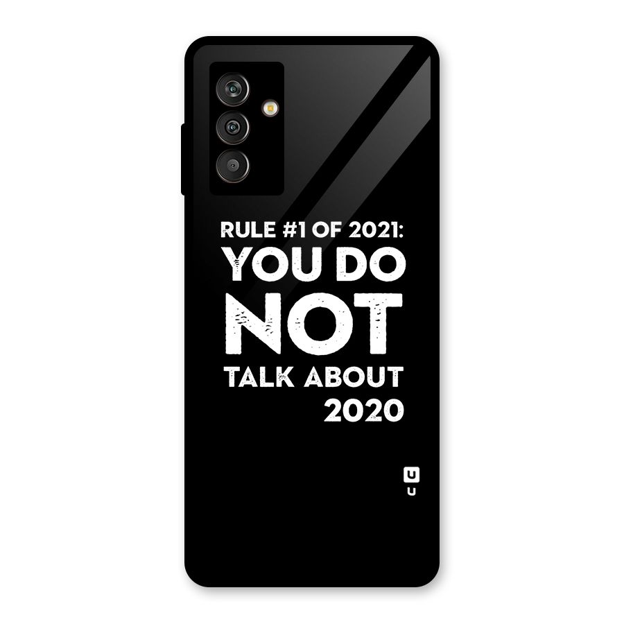 First Rule of 2021 Glass Back Case for Galaxy M13