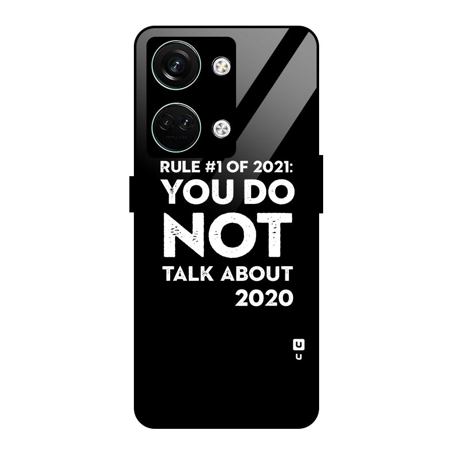 First Rule of 2021 Glass Back Case for Oneplus Nord 3