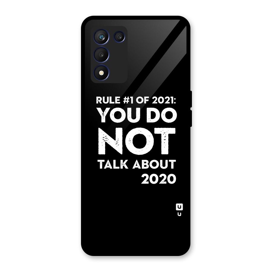First Rule of 2021 Glass Back Case for Realme 9 5G Speed