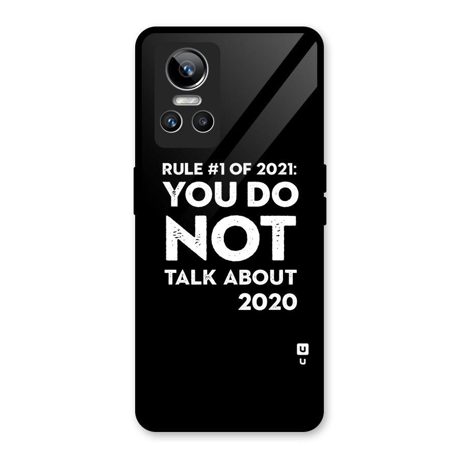 First Rule of 2021 Glass Back Case for Realme GT Neo 3