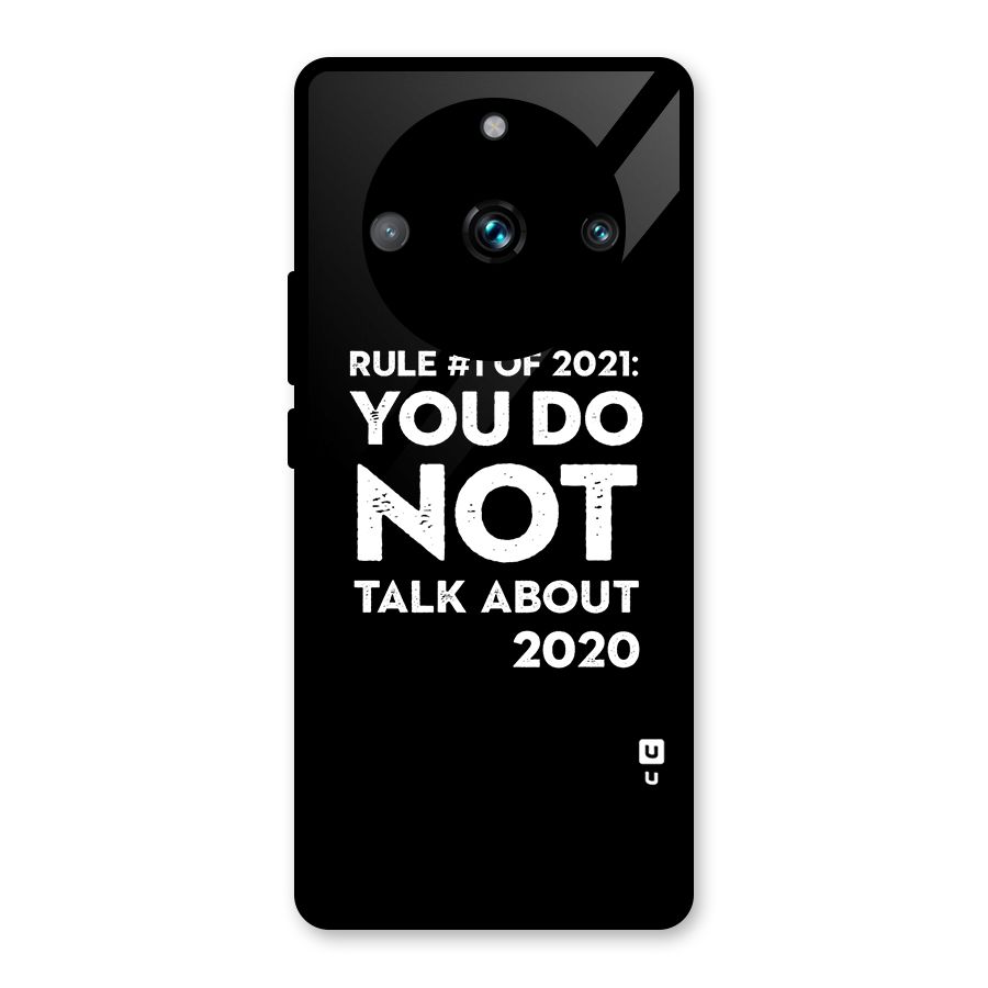 First Rule of 2021 Glass Back Case for Realme Narzo 60 Pro