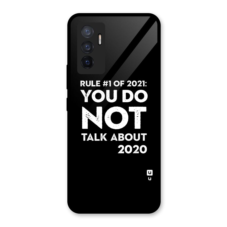 First Rule of 2021 Glass Back Case for Vivo V23e