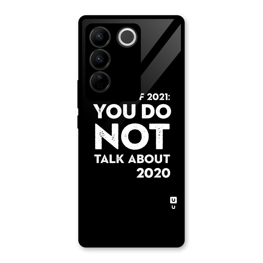 First Rule of 2021 Glass Back Case for Vivo V27
