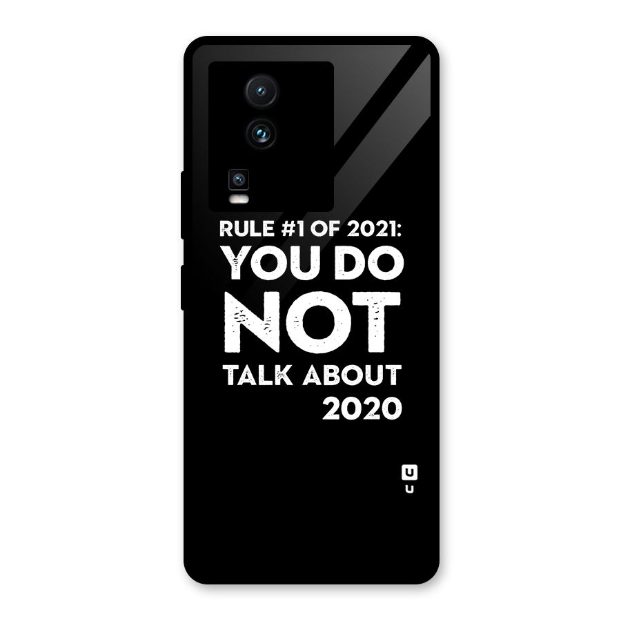 First Rule of 2021 Glass Back Case for Vivo iQOO Neo 7 Pro