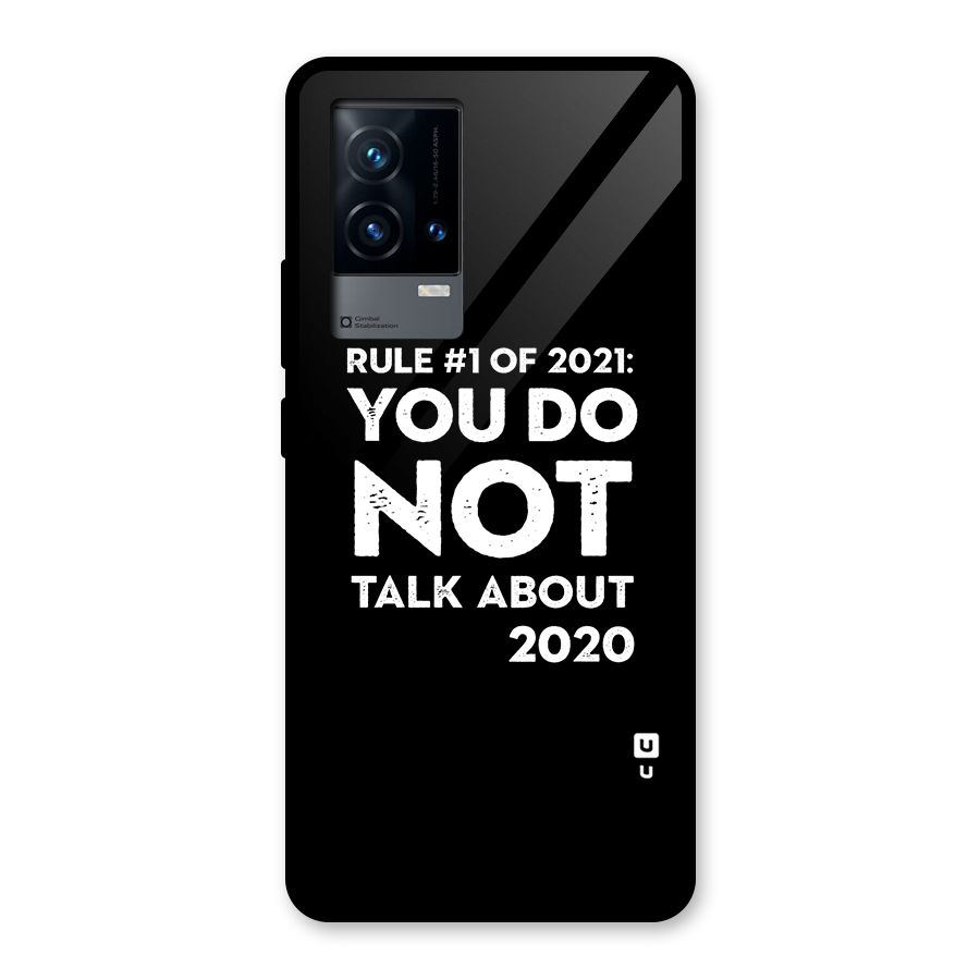 First Rule of 2021 Glass Back Case for iQOO 9 5G