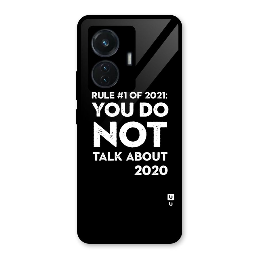 First Rule of 2021 Glass Back Case for iQOO Z6 44W