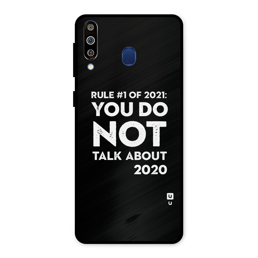 First Rule of 2021 Metal Back Case for Galaxy M30