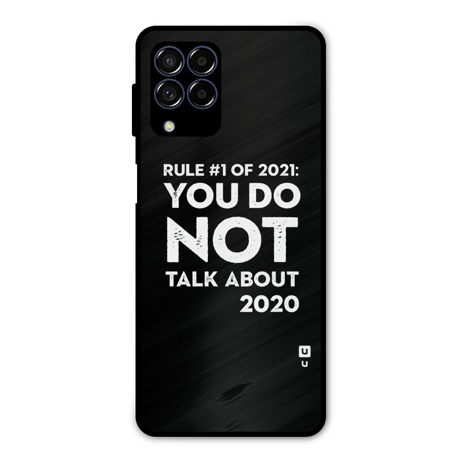 First Rule of 2021 Metal Back Case for Galaxy M53 5G