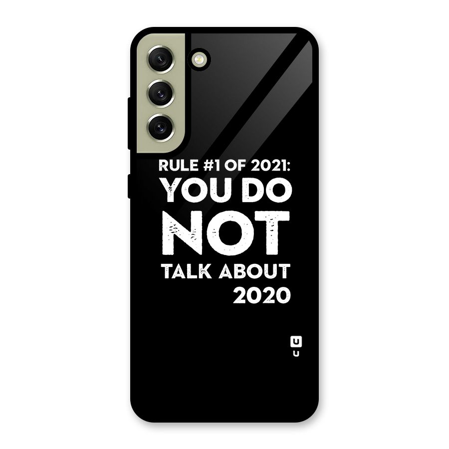 First Rule of 2021 Metal Back Case for Galaxy S21 FE 5G (2023)