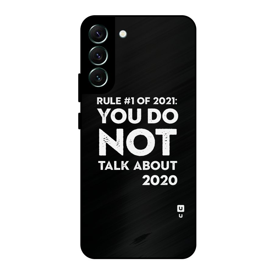 First Rule of 2021 Metal Back Case for Galaxy S22 Plus 5G