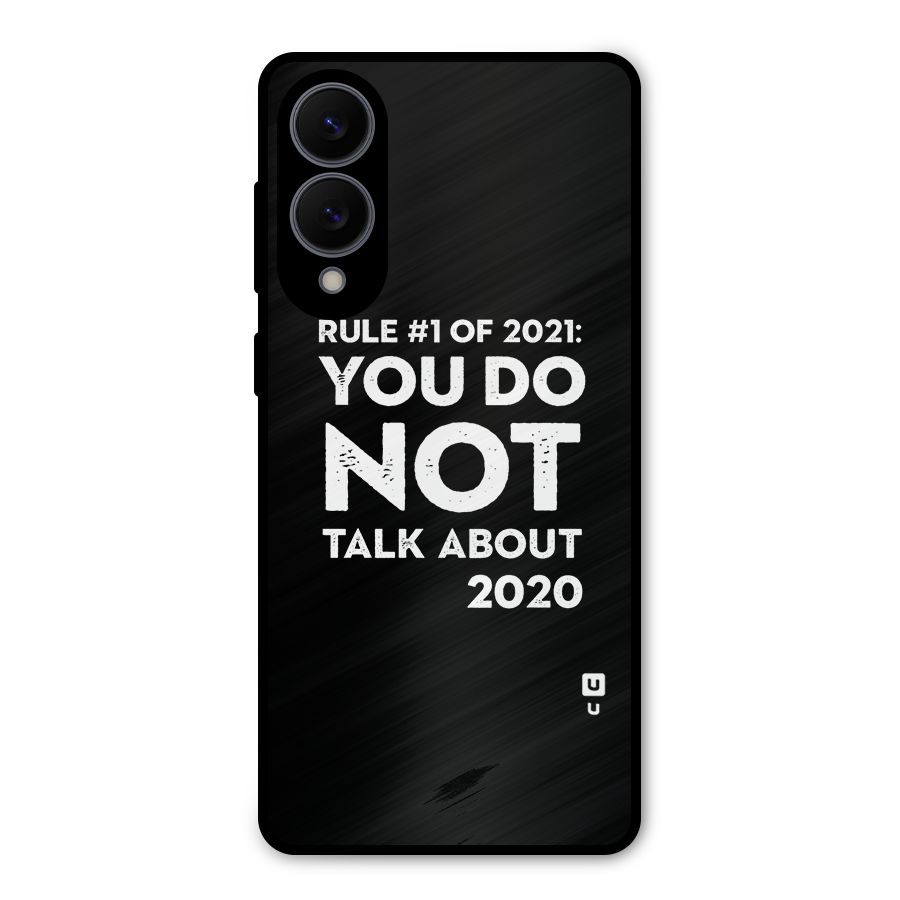 First Rule of 2021 Metal Back Case for Galaxy S25 Edge