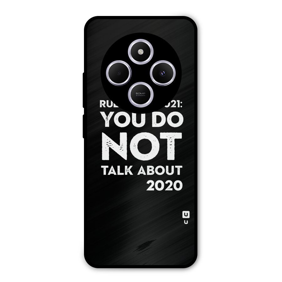 First Rule of 2021 Metal Back Case for Poco M7
